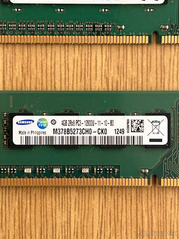 Predám rôzne pamäťové moduly 4GB DDR3 - 5