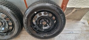 Predám plechove disky s gumami 5x112 r16 205/55r16 - 5