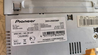 PIONEER DEH-2920MP - TOP STAV. - 5