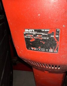 Hilti te 2000 AVR + vozík + 2 úplně nový oškrty - 5