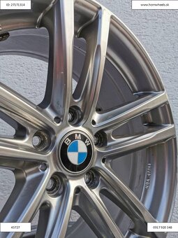 BMW 1, 3, X3 alu disky 8x18 5x120 ET43 Rial 1259 - 5