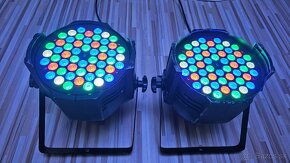 LED PAR svetlá 54 x 3 W RGBW / Bezdrôtové WI-FI - 5