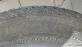 165/70 R14 zimné pneumatiky - 5