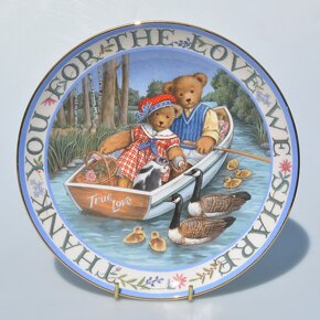 Royal Doulton - 6x Porcelánové taniere - Medvediky, Mackovia - 5