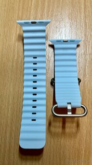 Apple Watch 49mm Ice Blue Natural Titanium Ocean Band - 5