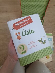 Montessori: Moje prvé kartičky - čísla, zn. Stonožka - 5