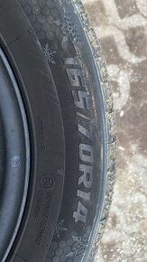 Predám pneumatiky 165/70r14 - 5