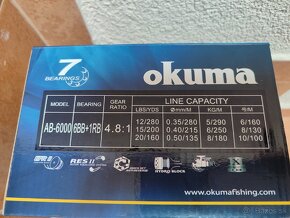 Naviják OKUMA Aventa 6000 3ks - 5