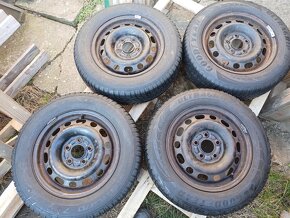 Predam kolesa 5x114,3 r15 za 29e kus.vyvazene.zimne pneu goo - 5