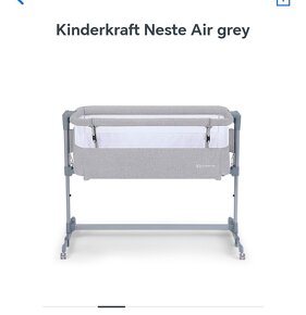 Detská postieľka Kinderkraft Neste air Grey - 5