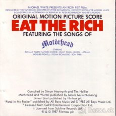 MOTORHEAD Featuring Eat The Rich Original Motion Picture Sco - 5