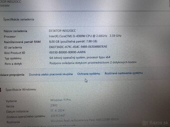 Notebook 14" Lenovo.Intel i5-4300M 2x2,60GHz.8gb ram.256gSS - 5