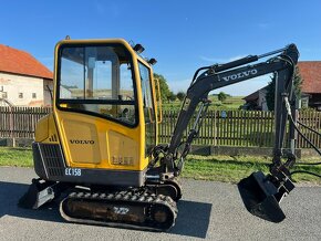 Minibagr Volvo EC15 hyd.podvozek+hyd.svahovka,2007 - 5