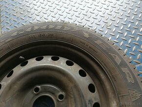 zimné pneu 185/65 R15 88T Goodyear + disky + puklice - 5