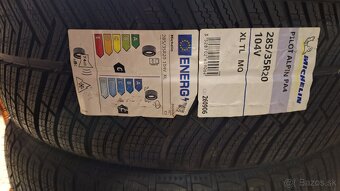 MICHELIN PILOT ALPIN 285 35 R20 a 255 40 R20 - NOVÉ - 5