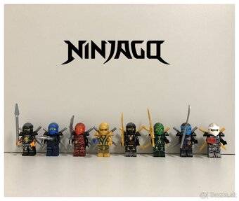 Figurky Ninjago - motorky (8ks) typ lego - nove - 5