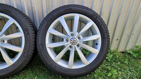 Zimná sada originál VW Golf 7, 5x112 R17 + pneu 205/50 R17 - 5