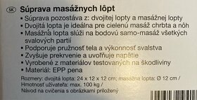 Súprava masážnych lôpt/roller - 5