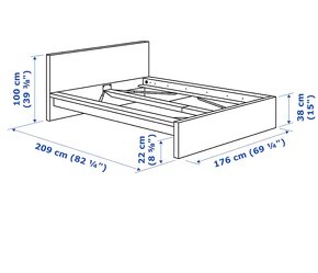 Predam ram postele IKEA Malm - 5