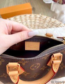 Dámska originál Louis Vuitton nano speedy kabelka - 5