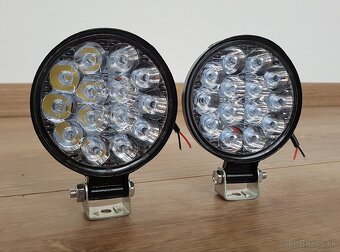 LED SVETLA OKRUHLE - 2ks - 42W + kabeláž - 5