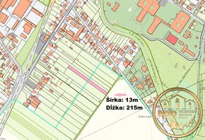 Rekreačný slnečný pozemok 2795m2 v lukratívnej časti Topoľči - 5