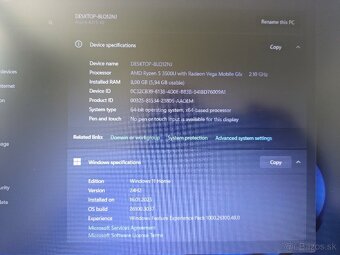 Acer Swift 3 (Ryzen 5 / 8Gb RAM / 256 Gb NVMe SSD) - 5