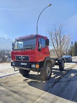 Man L2000 4x4 6valec vrtnica Kipper LE unimog praga - 5