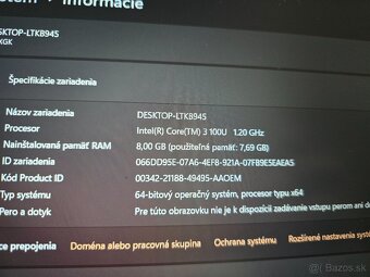 Samsung Galaxy BOOK 4 s procesorom i3 najnovsej generacie 8g - 5