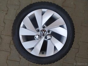 Orig. sada VW, Škoda, Seat, Audi 5x112 R17 + pneu 205/50 R17 - 5