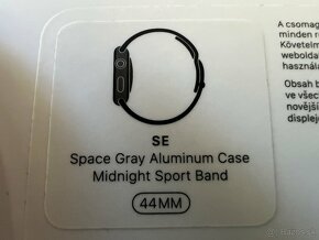 Predám Apple Watch SE 44mm Alu - 5