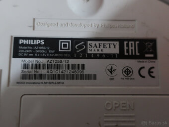 Prenosný rádioprijímač s CD prehrávačom Philips AZ-105S - 5