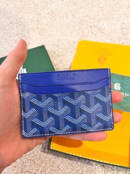 Goyard Card Holder Blue - 5