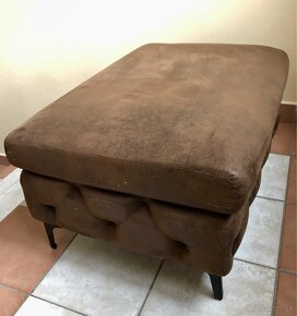 Chesterfield taburetka 90cm - 5