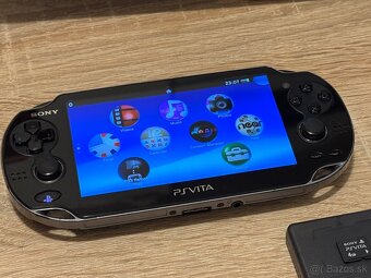 Playstation vita oled + hra + pam karta + powerbanka - 5