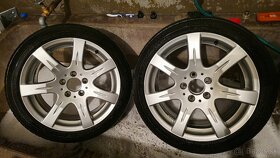 originál elektróny Mercedes 8,5J R17 5x112 s pneu 225/45 R17 - 5