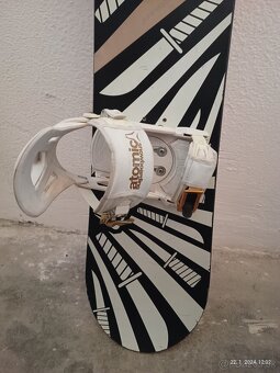 153 cm freestyle snowboard ATOMIC s viazanim NITRO - 5