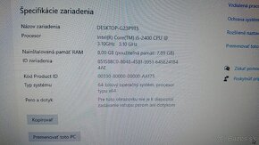 PC Mini-ITX . . .  Intel Core i5-2400 (4 jadro) - 5