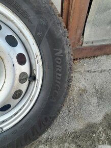 Predám pneu+disky matador nordica 195/65 r 15 disky 5x112 - 5