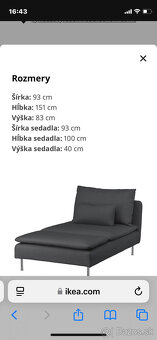 IKEA sedacia súprava - výborný stav - 5