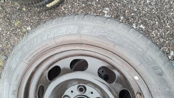 sada plechových diskov BMW 16 s pneu Dunlop 205/55 R16 91H - 5