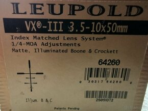 Puškohľad Leupold VX III 3,5 - 10x50 mm - 5