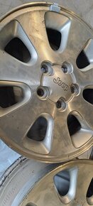 Predám 4ks originál alu disky Jeep 17"-5x110 - 5