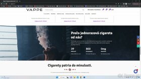 Predám eshop- vlastný brand VAPPE - 5