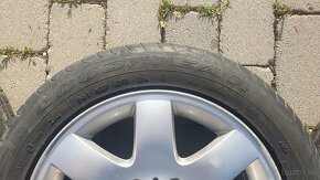 Original BMW disky 16" + letne pneu - 5