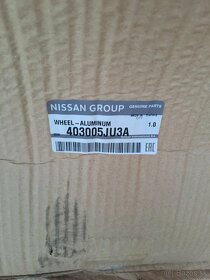 Nové Originál alu kola Nissan Navara r18 6x114,3 - 5