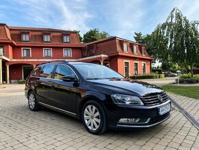 Volkswagen Passat B7 2.0TDI 125kw DSG 4x4 4motion čierna met - 5