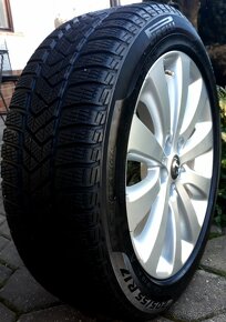 alu R17 5x105, orig. Opel Astra J, zimné pneu 205/55 - 5