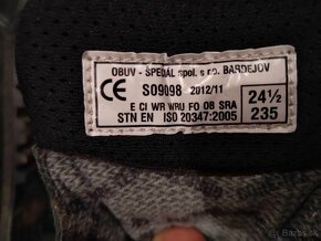 Predám  vojenské kanady GORE-TEX - Force HD, velkost 37: - 5