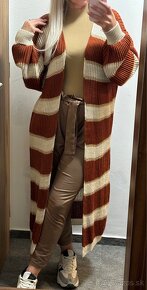 Damsky Maxi Cardigan Earth - 5